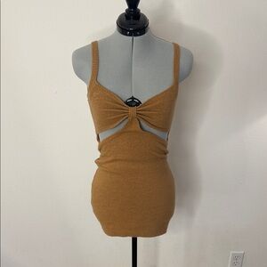 Emory Park Tan Mini Dress